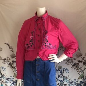 🥈Vintage Western Bolero Top